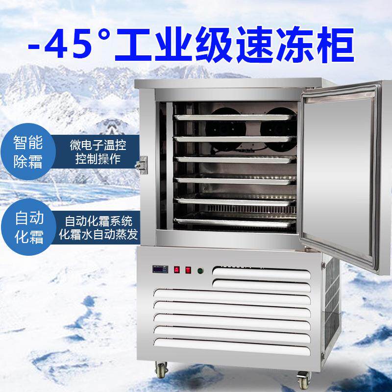 山东海参冷冻柜快速冷冻机/即食罗氏虾急冻柜小型手工饺子速冻机