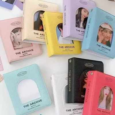 可爱卡册追星小卡收纳少女心迷你相册一宫格设计