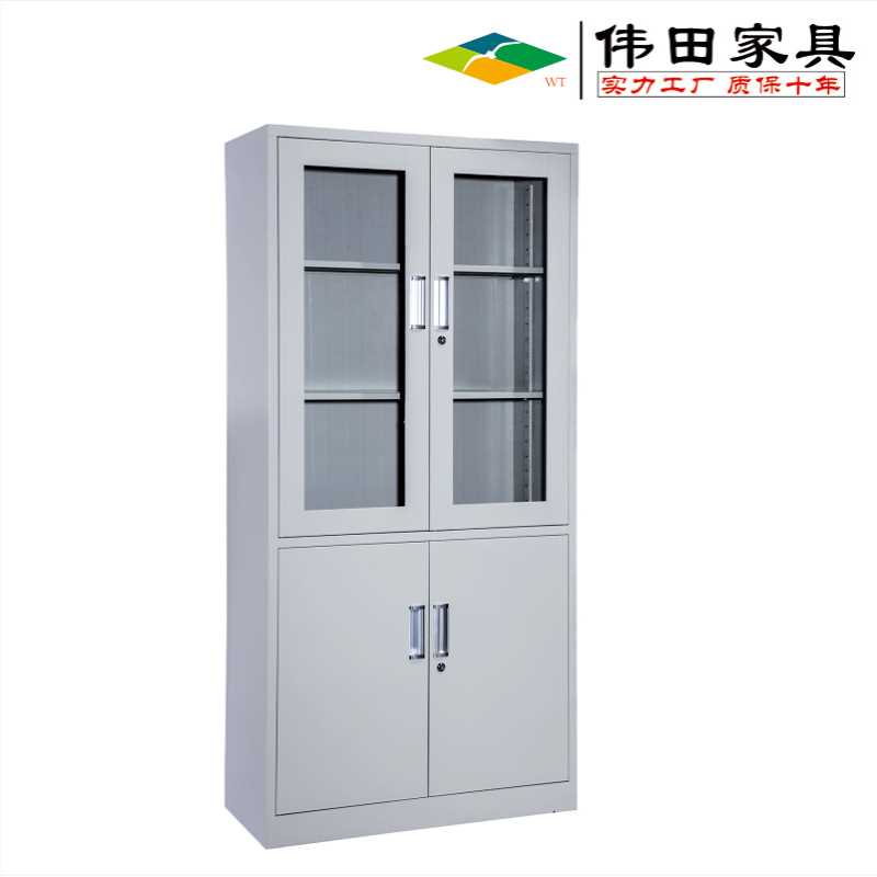 文件柜档案柜钢制带锁加厚办公室资料柜财务凭证柜拆装铁皮柜厂家