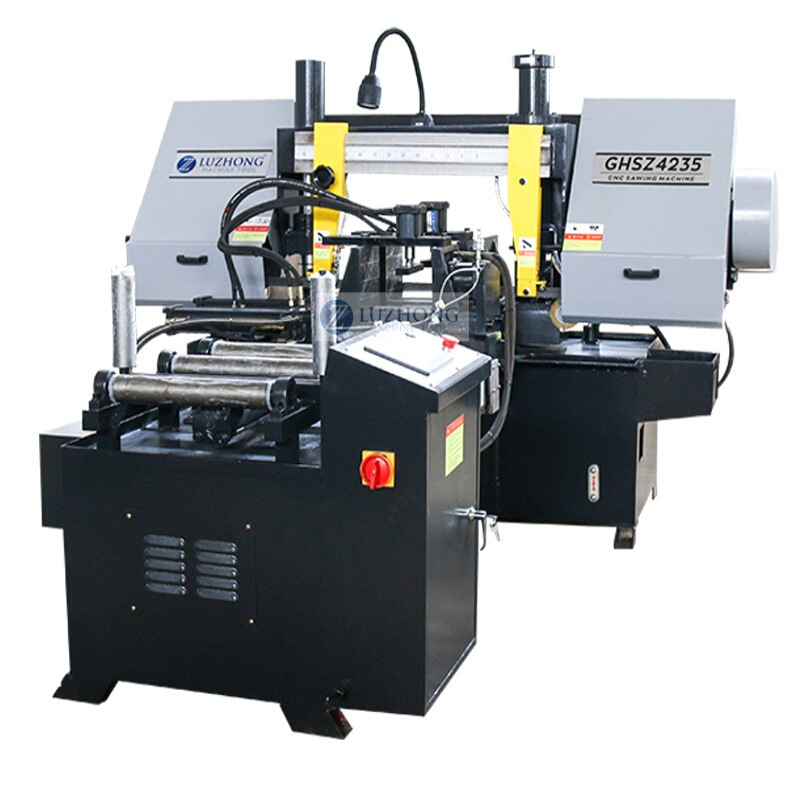 数控转角度带锯床GHSZ4240 锯床切割400数控锯床卧式数控锯床