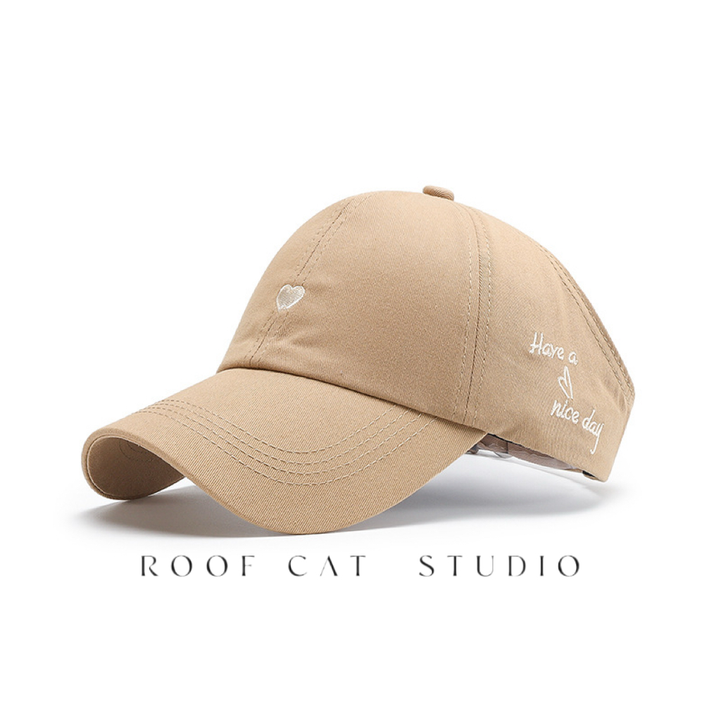 [屋顶的猫]棒球帽夏女