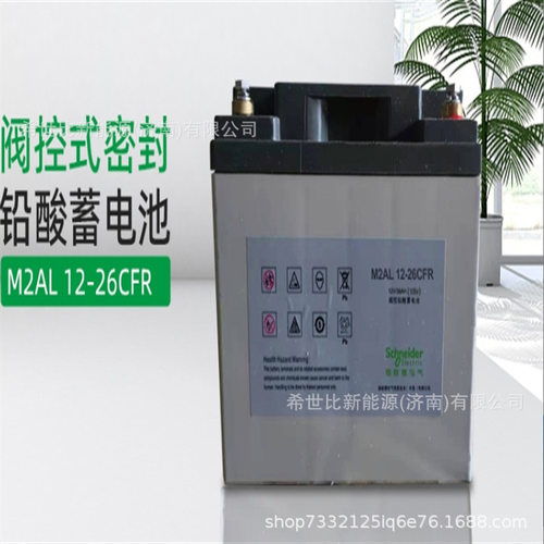 APC schneider蓄电池M2AL12-26CFR阀控密封式12V26AHUPS/EPS电源