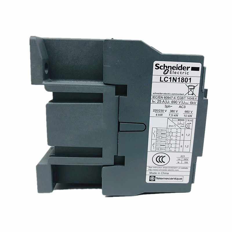 交流接触器LC1N-1210/0910/1810三相220V/380V/110V线圈M5N LC1E