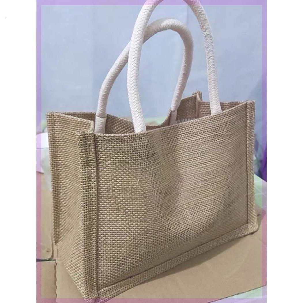 麻布袋定制logo亚麻手提袋麻袋环保购物袋棉麻袋子黄麻帆布
