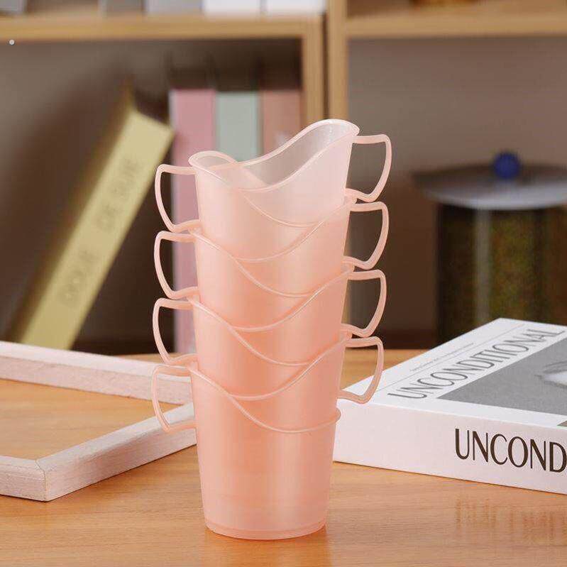 磨砂透明加厚一次性纸杯托架加硬塑料茶托杯架隔热托水杯杯座外贸