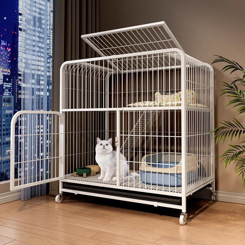 猫别墅笼子狗笼家用宠物超大自由空间不占地猫笼猫窝猫舍一体厕所