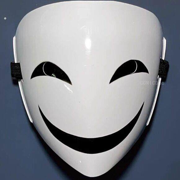 发光漆黑的子弹蛭子影胤面具全脸小丑黑之契约者怪盗基德万圣节