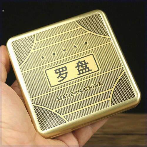 罗盘罗经仪开户外罗盘寻龙诀指南针随身携带地质小翻盖高精度专业