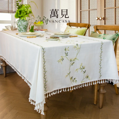 VANCASA法式中国风桌布复古高级