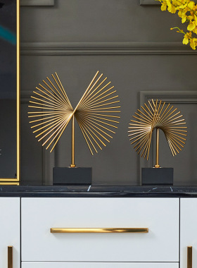 优选轻奢创意家居摆件客厅电视柜玄关橱窗摆设金属装饰品飞鹰工艺