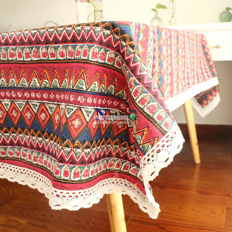 优选东南亚民族风棉麻桌布波西米亚风格餐桌布复古云南丽江民俗茶,居家布艺,桌布,淘宝优惠券,粉丝福利购,淘宝优惠卷