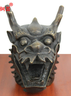 优选宇卓铜器 纯铜兽头十二生肖兽首头鼠牛虎兔龙蛇马工艺品摆件
