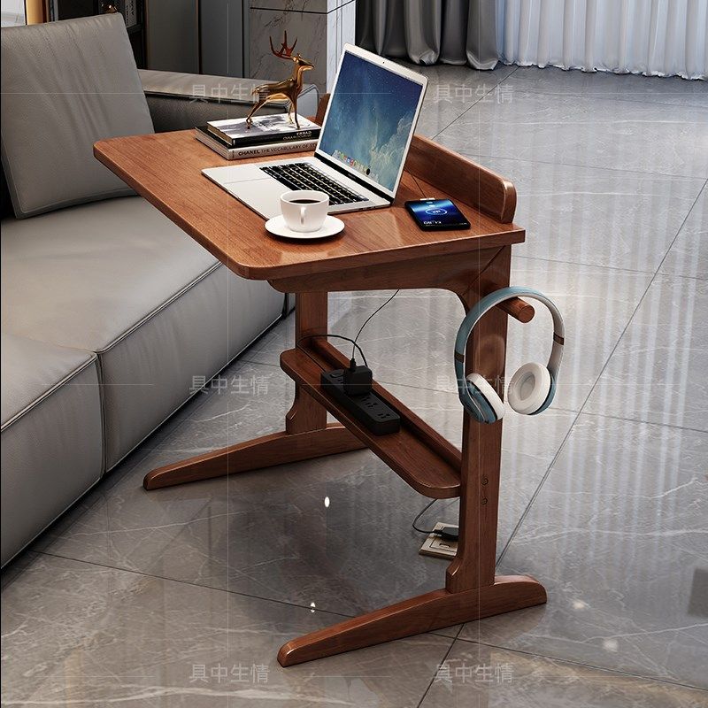 优选实木书桌家用小户型沙发边桌工作台C型边几电脑桌迷你学生学,住宅家具,电脑桌,淘宝优惠券,粉丝福利购,淘宝优惠卷