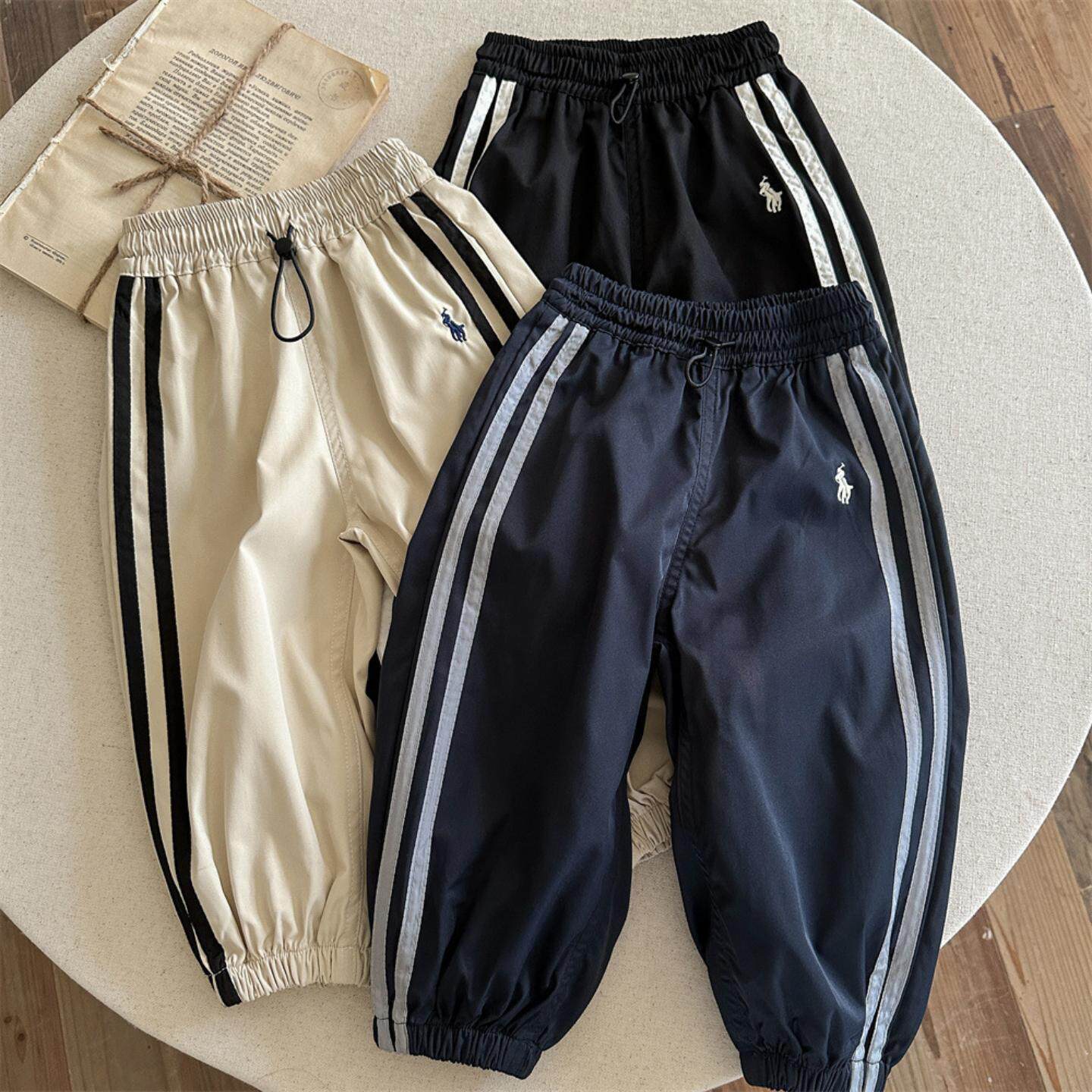 小布熊儿童长裤26秋新款男童日系潮牌休闲裤宝宝工装裤小童束脚裤