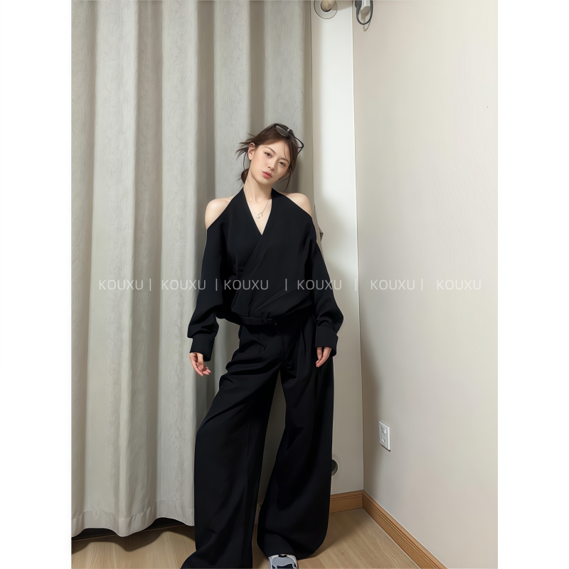 【送运费险】ootd一整套黑色穿搭