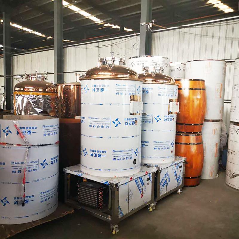 全自动啤酒厂 酿造设备精酿啤酒设备 鲜啤发酵设备一体式酿酒机