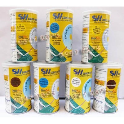 供应美国CHEMTRONICS SW18025吸锡线SOLDER-WICK8025松香吸锡线