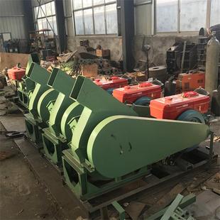 柴油款干湿木头削片机木材切片机园林树枝粉碎机木材毛竹净片机