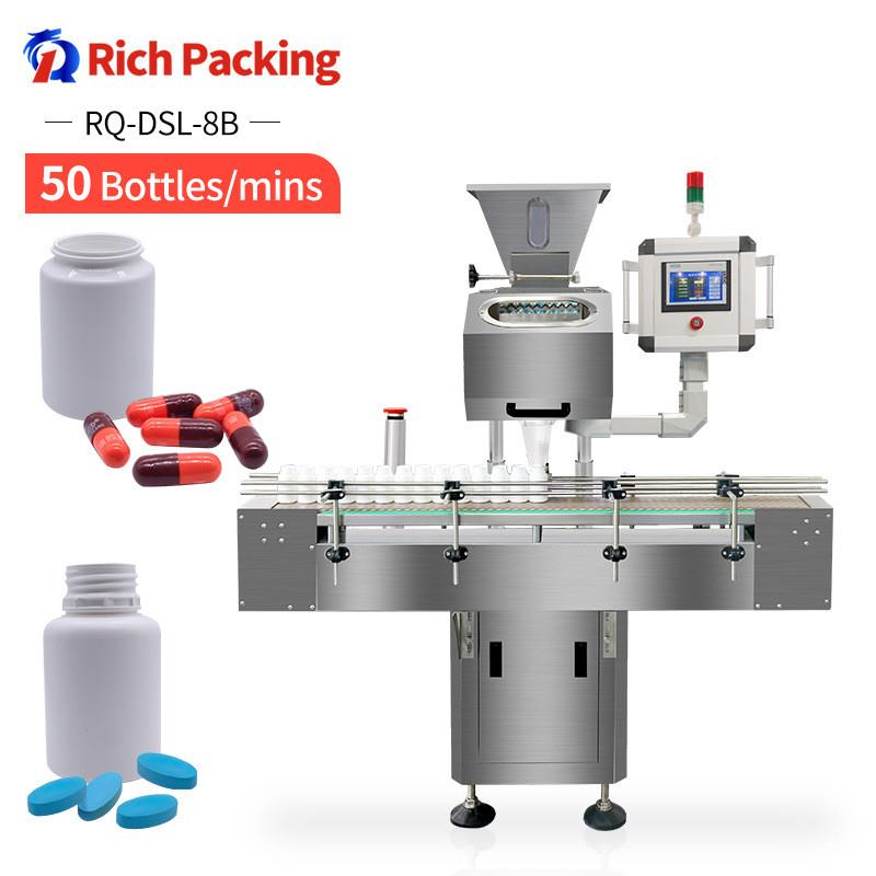8 Lane Tablets and Capsules Counting Bottling Machine數粒機