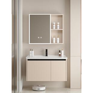 浴室柜铝合金陶瓷一体潮州洗漱台包安装洗手池卫生间洗脸盆柜组合