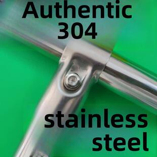 304不锈钢管接头镀锌管接头25Mm32Mm六点管1英寸管晾衣架配件接头