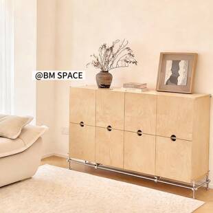 海洋板桦木铝型材餐边柜斗柜客厅储物柜家用收纳柜子玄关柜置物柜