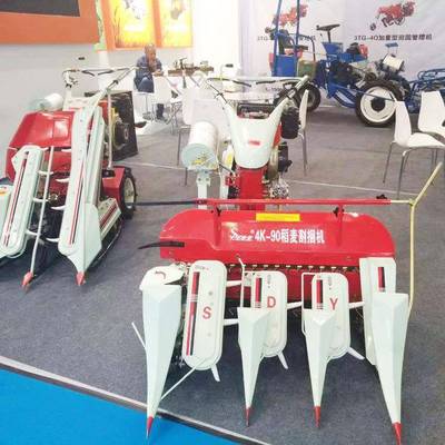 自走式麦水割捆机 汽油小柴割捆机油机动力收割打捆一机体 品稻种