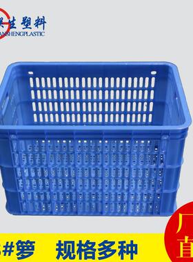 B8号塑料流胶箩蔬#果周转箩物运输货车运输塑料胶箩600*4箩20*370