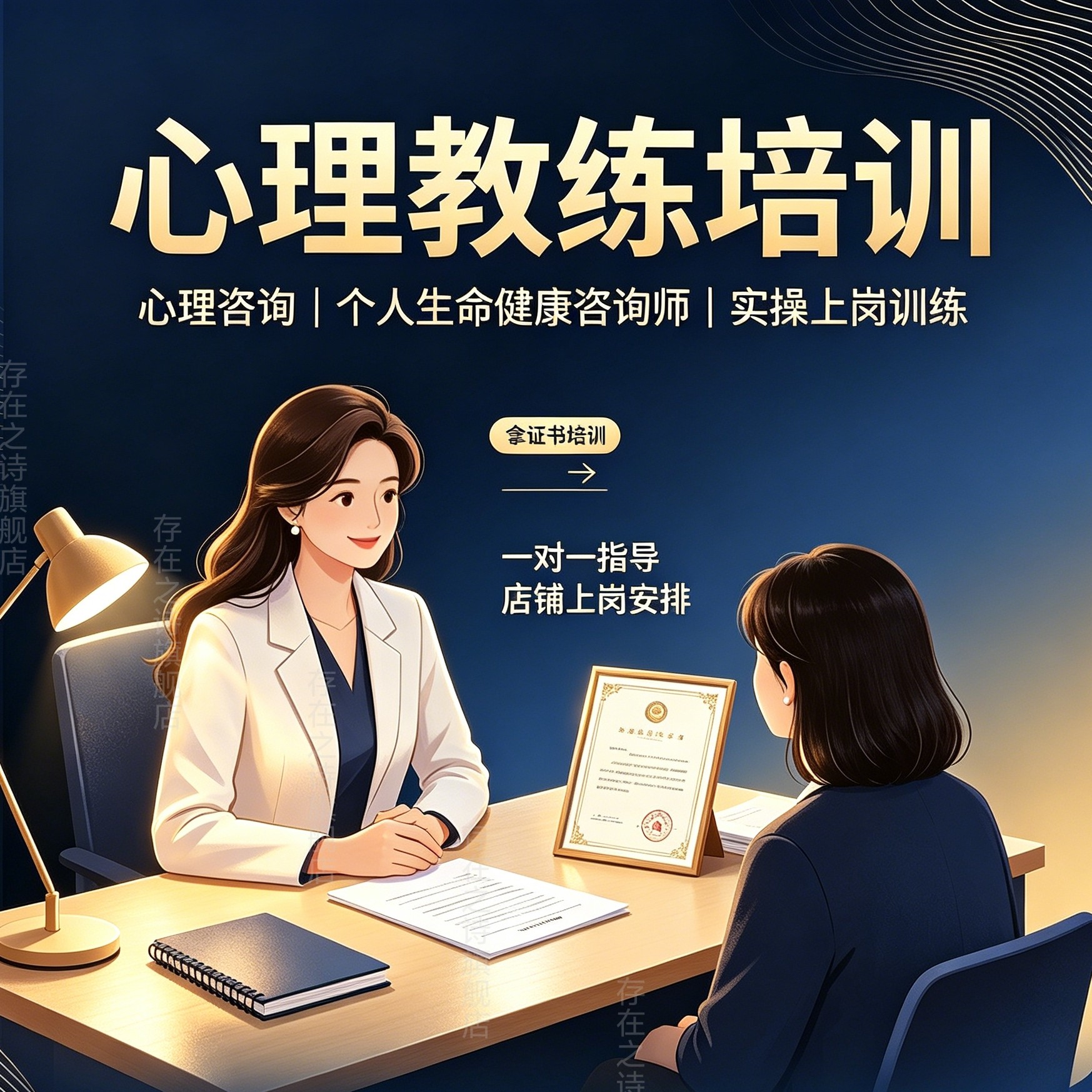 心理教练培训心理咨询师个人生命健康咨询师教学实操上岗训练知识