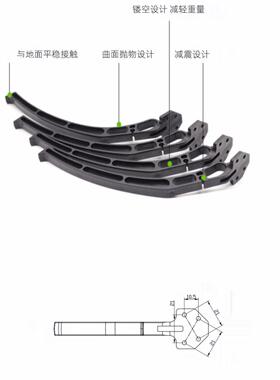 多轴/交叉/四轴三脚架简单机架F450/F330/总Q250/Q330/Q380三脚架