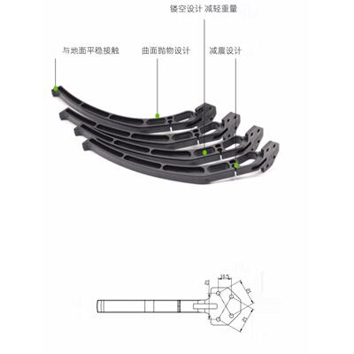 多轴/交叉/四轴三脚架简单机架F450/F330/总Q250/Q330/Q380三脚架