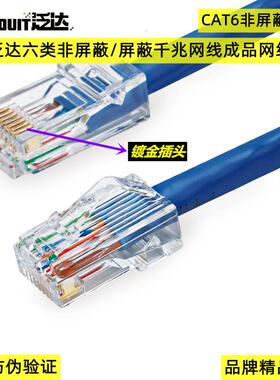 正品泛达panduit六类非屏蔽UTSP2MBUY屏蔽网络跳线六类cat6网线
