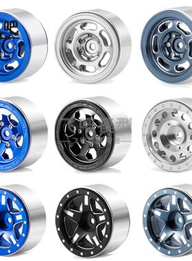 1.3寸金属轮毂胎皮 1/24 1/18遥控模型车 SCX24 TRX4M FMS 飞吧