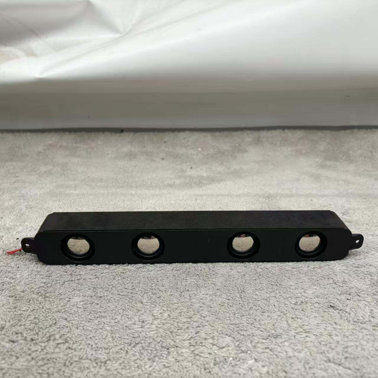 迷你长条音箱 双声道四喇叭两振膜长条全频无源音箱喇叭DIY音箱