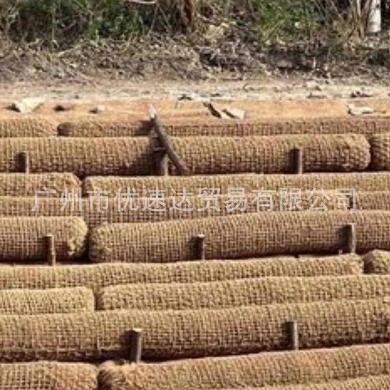 水上植物种植浮排生态护坡水环境河道植物辊生态棒椰棕棒网绳椰棕