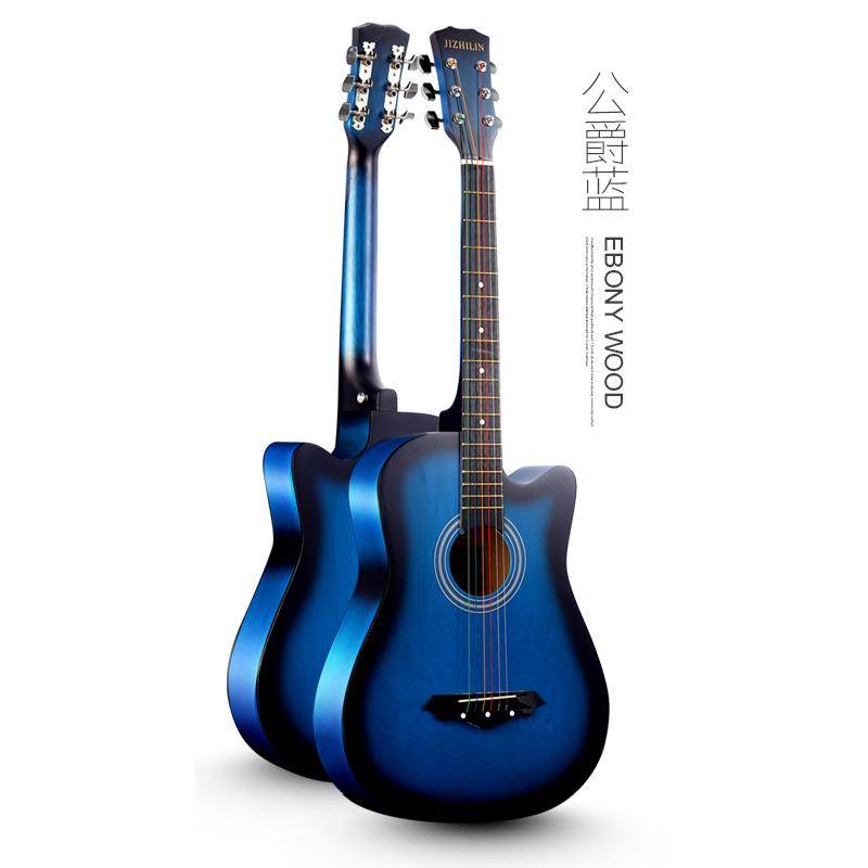 初学者吉他入门38寸民谣练习新手男女学生学生木吉它jita