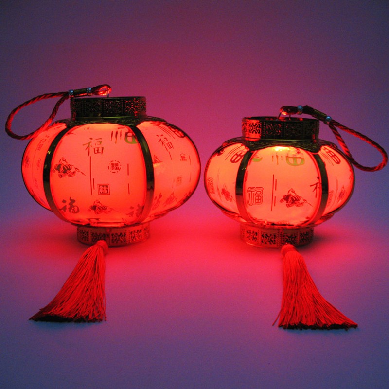 2021鼎承新款古风手提灯笼LED儿童发光玩具宫灯春节热卖