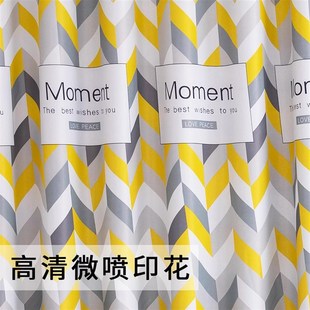 飘窗窗帘短帘全遮光卧室遮阳布防晒隔热2020年流行简约现代儿童房