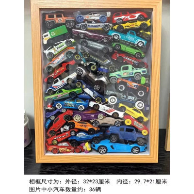 儿童放玩具车模型小汽车收纳相框