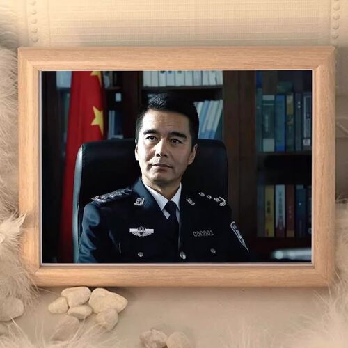 胜天半子祁同伟祁厅老师相框