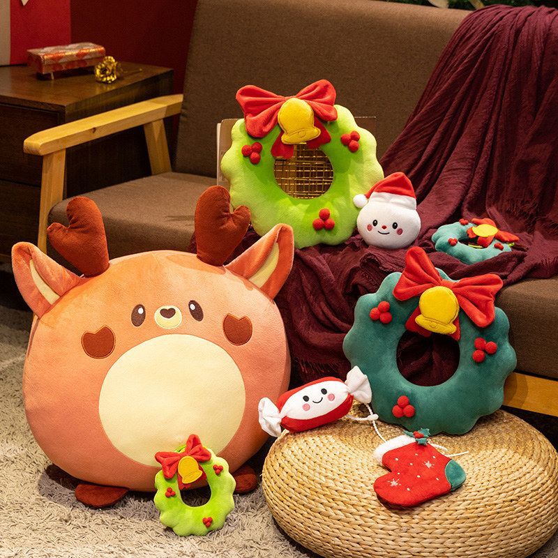 圣诞老人公仔毛绒玩具可爱