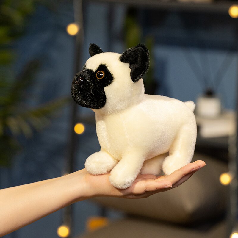 仿真斗牛犬公仔毛绒玩具可