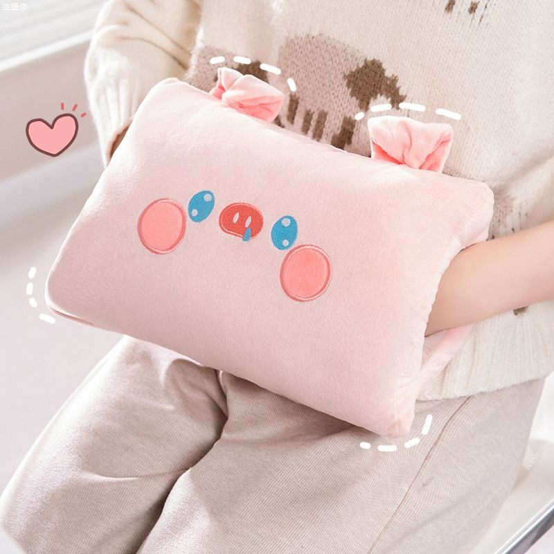 可爱暖手抱枕毛绒捂手插手午睡枕小型学生教室上课冬天生日礼物女