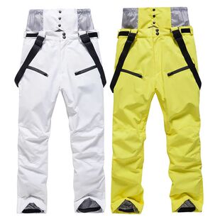 Men Ski Pants Women Waterproof and Windproof Snowboardin