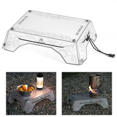 PP Board Folding Table Mini Tray Small Backpacking Table Mul