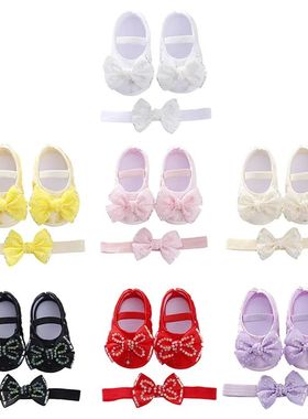 0-18months Baby Girls Princess Shoes Dress Walking Shoes And