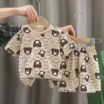 Kids Clothes Children's Sets Boys Girl T-shirt Shorts 2PCS S