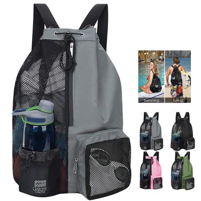 Drawstring Beach Storage Bag Sports Backpacks Basketball Bag