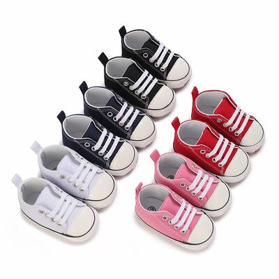 0-18Months Canvas Sneakers Baby Boys Girls Shoes First Walke