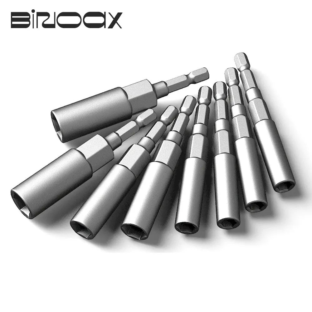 10/15Pcs Length Deepen Impact Socket Adapter 5.5-19mm Power